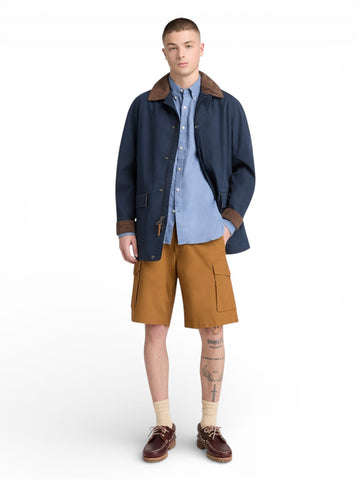 Timberland Mill Brook Linen Shirt Safari - Camicie Uomo - Blu