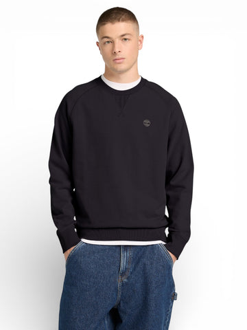 Timberland Exeter River Loopback Crew Neck Sweatshirt - Felpe Uomo - Nero