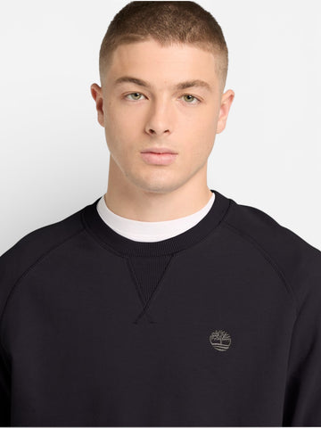 Timberland Exeter River Loopback Crew Neck Sweatshirt - Felpe Uomo - Nero