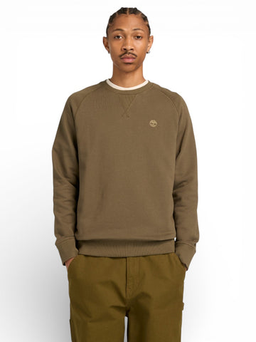 Timberland Exeter River Loopback Crew Neck Sweatshirt - Felpe Uomo - Verde