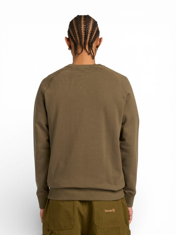 Timberland Exeter River Loopback Crew Neck Sweatshirt - Felpe Uomo - Verde