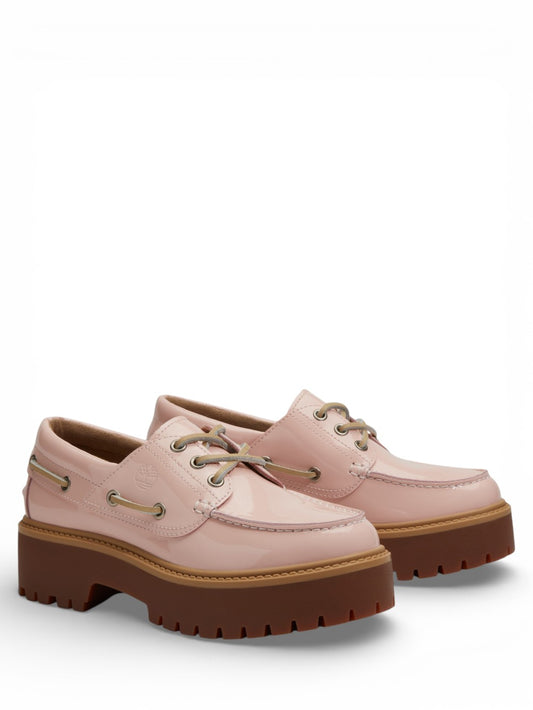 Timberland Stone Street Boat Shoe Light Purple Suede - Scarpe Donna - Rosa