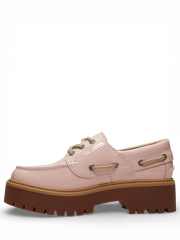 Timberland Stone Street Boat Shoe Light Purple Suede - Scarpe Donna - Rosa