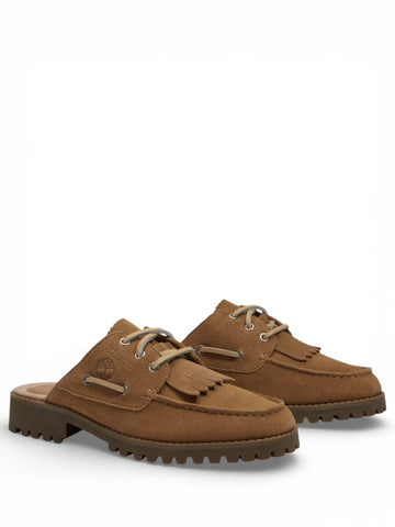 Timberland Authentic Mule Shoe Medium Beige Suede - Scarpe Basse Donna - Verde