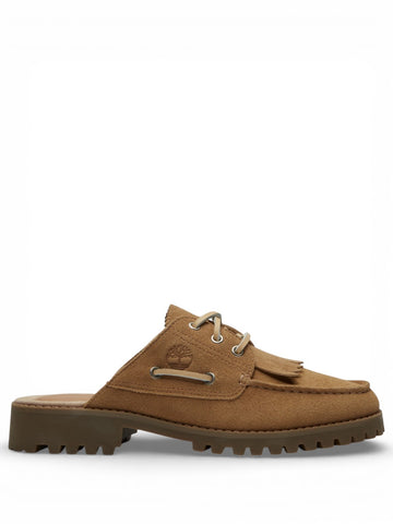 Timberland Authentic Mule Shoe Medium Beige Suede - Scarpe Basse Donna - Verde