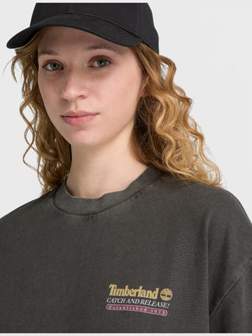 Timberland Fly Fishing Graphic Tee - T-Shirt Uomo - Grigio