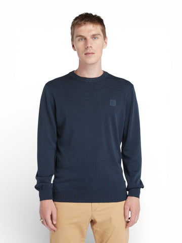 Timberland Merrymack River Garment Dye Sweater - Maglieria Uomo - Blu