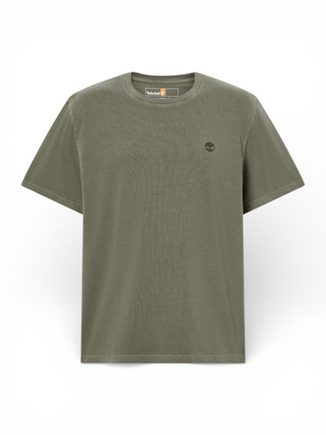 Timberland Dunstan River Garment Dye Short Sleeve Tee Olivenite - T-Shirt Uomo - Verde