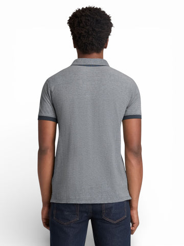 Timberland Baboosic Brook Oxford Short Sleeve Polo - T-Shirt Uomo - Blu