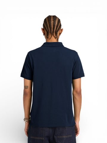 Timberland Millers River Short Sleeve Stretch Polo American Beauty - T-Shirt Uomo - Blu