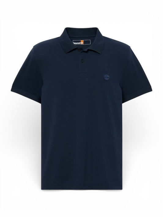 Timberland Millers River Short Sleeve Stretch Polo American Beauty - T-Shirt Uomo - Blu