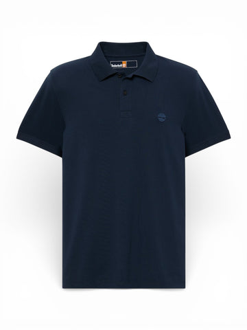 Timberland Millers River Short Sleeve Stretch Polo American Beauty - T-Shirt Uomo - Blu