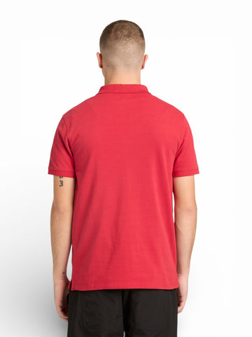 Timberland Millers River Short Sleeve Stretch Polo American Beauty - T-Shirt Uomo - Rosso