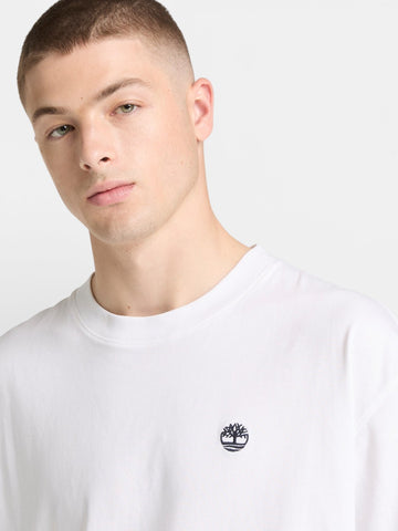 Timberland Dunstan River Short Sleeve Tee - T-Shirt Uomo - Bianco