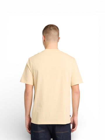 Timberland Hampton Short Sleeve Tee Dark Sapphire - T-Shirt Uomo - Beige