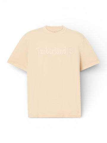 Timberland Hampton Short Sleeve Tee Dark Sapphire - T-Shirt Uomo - Beige