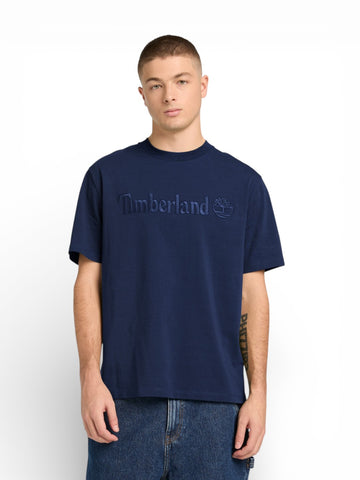 Timberland Hampton Short Sleeve Tee Dark Sapphire - T-Shirt Uomo - Blu