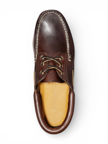 Timberland Classic Boat 3 Eye Padded Collar - Uomo - Marrone