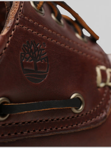 Timberland Classic Boat 3 Eye Padded Collar - Uomo - Marrone
