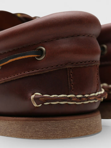 Timberland Classic Boat 3 Eye Padded Collar - Uomo - Marrone
