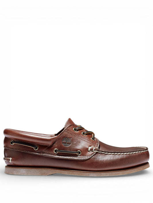 Timberland Classic Boat 3 Eye Padded Collar - Uomo - Marrone