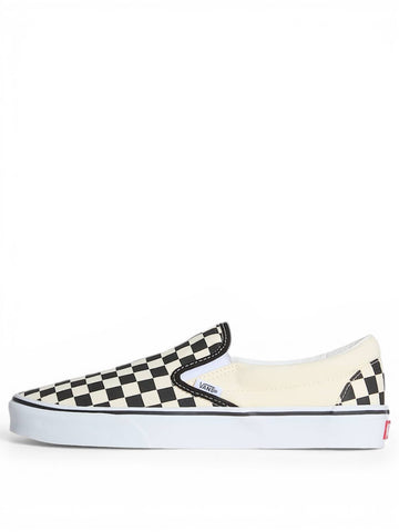 Vans Ua Classic Slip-On Blk&Whtchckerboard/Wht - Sneakers Unisex - Bianco/Nero