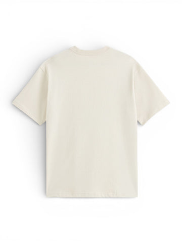 Vans Left Chest Ii Loose Ss White - T-Shirt Uomo - Beige