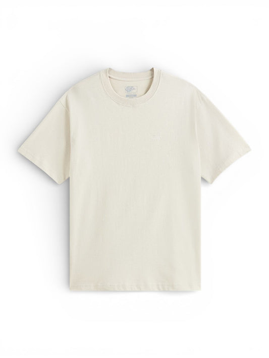 Vans Left Chest Ii Loose Ss White - T-Shirt Uomo - Beige
