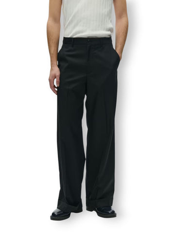 Wood Wood Luca Trousers - Pantaloni Uomo - Nero