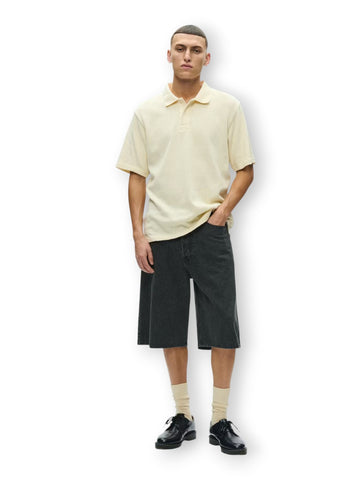 Wood Wood Type 16 Jorts - Shorts Uomo - Nero/Grigio
