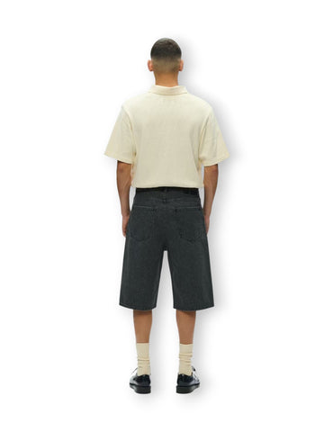 Wood Wood Type 16 Jorts - Shorts Uomo - Nero/Grigio