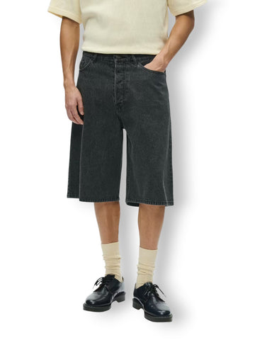 Wood Wood Type 16 Jorts - Shorts Uomo - Nero/Grigio