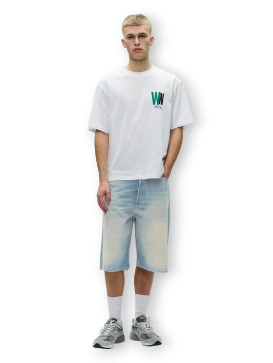 Wood Wood Wwtype 16 Jorts 25320 - Shorts Uomo - Denim Chiaro