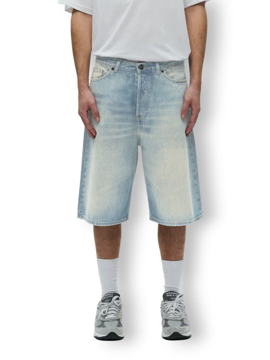 Wood Wood Wwtype 16 Jorts 25320 - Shorts Uomo - Denim Chiaro