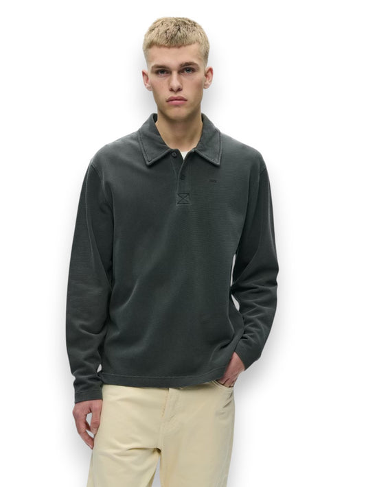 Wood Wood Wwthiago Polo - T-Shirt Uomo - Grigio Scuro