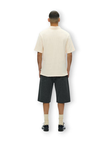 Wood Wood Wwgabriel Polo - T-Shirt Uomo - Panna