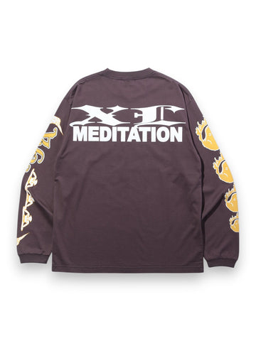 XLarge Meditation L/s Tee - T-Shirt Uomo - Viola