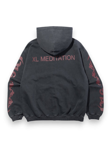 XLarge Meditation Zip Up Hoodie - Felpe Uomo - Nero