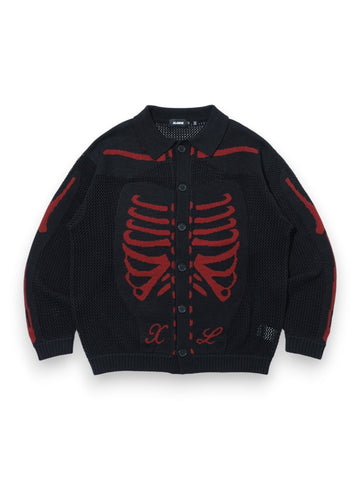 XLarge Scanner Knit Cardigan - Maglieria Uomo - Nero
