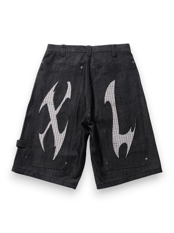 XLarge Cut Out Xl Loose Shorts - Shorts Uomo - Nero